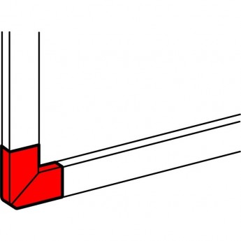 Угол плоский 90° LEGRAND для односекционных кабель-каналов DLP 50х150 белый Угол плоский 90° LEGRAND для односекционных кабель-каналов DLP 50х150 белый