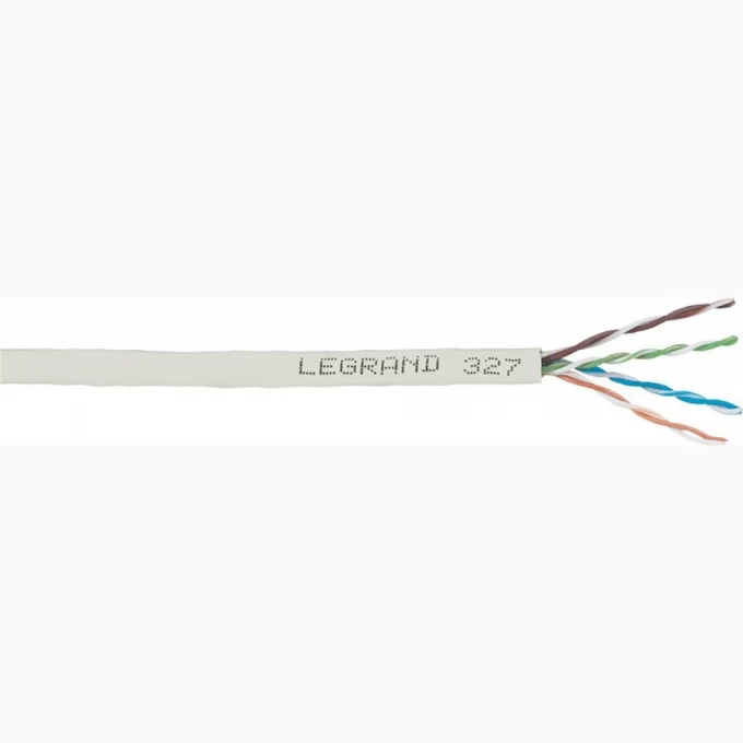 Кабель для локальных сетей LEGRAND категория 5е U/UTP 4 пары LSZH 305 м 032750 Кабель для локальных сетей LEGRAND категория 5е U/UTP 4 пары LSZH 305 м 032750