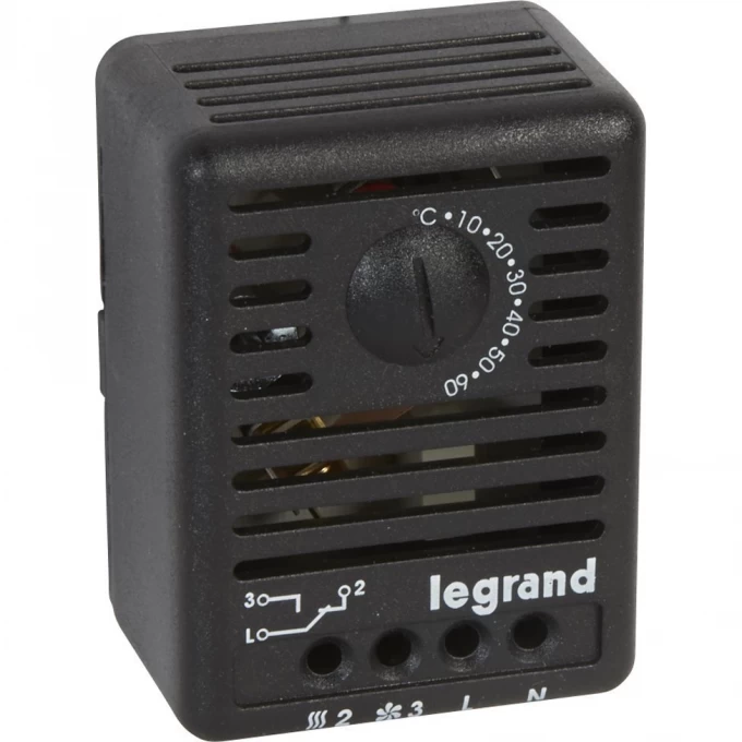 Термостат LEGRAND для шкафов/настенных шкафов XL-VDI 19' - 5-60°C , 12 или 250 В черный 034848 Термостат LEGRAND для шкафов/настенных шкафов XL-VDI 19' - 5-60°C , 12 или 250 В черный 034848