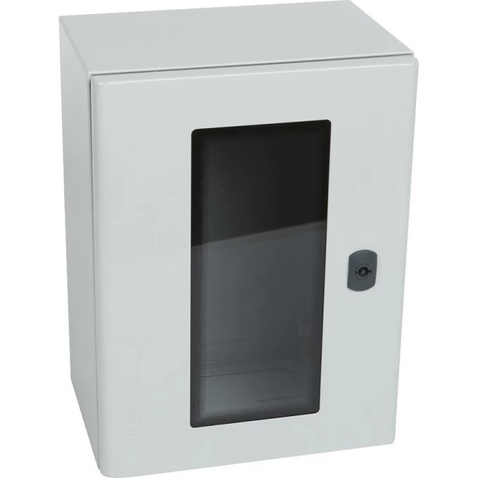 Шкаф LEGRAND Atlantic МП стеклянная дверь 400x300x200 светло-серый 036927 Шкаф LEGRAND Atlantic МП стеклянная дверь 400x300x200 светло-серый 036927
