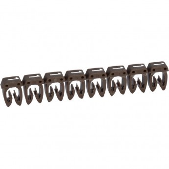 Маркер LEGRAND CAB 3 для кабеля 0,5-1,5 мм² цифра 1 коричневый