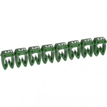 Маркер LEGRAND CAB 3 для кабеля 4-6 мм² цифра 5 зеленый