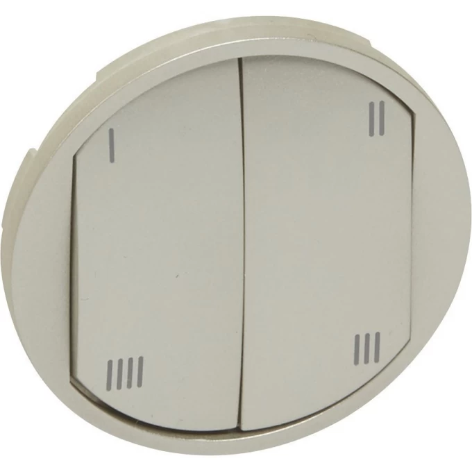 Клавиша LEGRAND MyHome Play Zigbee для управляющего 4-сценарного выключателя титан 068496 Клавиша LEGRAND MyHome Play Zigbee для управляющего 4-сценарного выключателя титан 068496