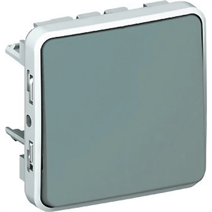 Промежуточный переключатель LEGRAND Plexo 10 AX серый 069521 Промежуточный переключатель LEGRAND Plexo 10 AX серый 069521
