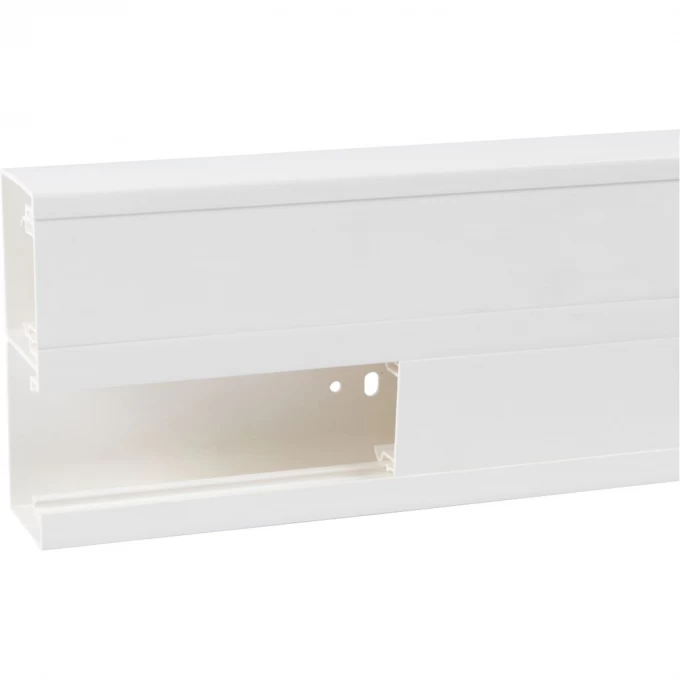 Кабель-канал LEGRAND Metra 130x50 2 метра с крышкой белый 638082 Кабель-канал LEGRAND Metra 130x50 2 метра с крышкой белый 638082