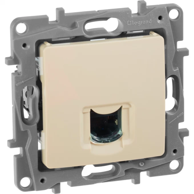 Розетка LEGRAND RJ45 категория 6 UTP Etika слоновая кость 672353 Розетка LEGRAND RJ45 категория 6 UTP Etika слоновая кость 672353