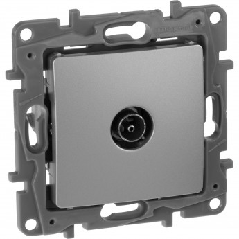 Розетка LEGRAND TV «звезда» 2 дБ 0-2400 мГц Etika алюминий Розетка LEGRAND TV «звезда» 2 дБ 0-2400 мГц Etika алюминий