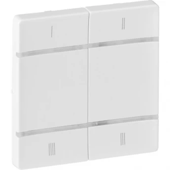Лицевая панель LEGRAND Valena LIFE MyHome Play Zigbee для 4-сценарного радиоуправляющего устройства белая