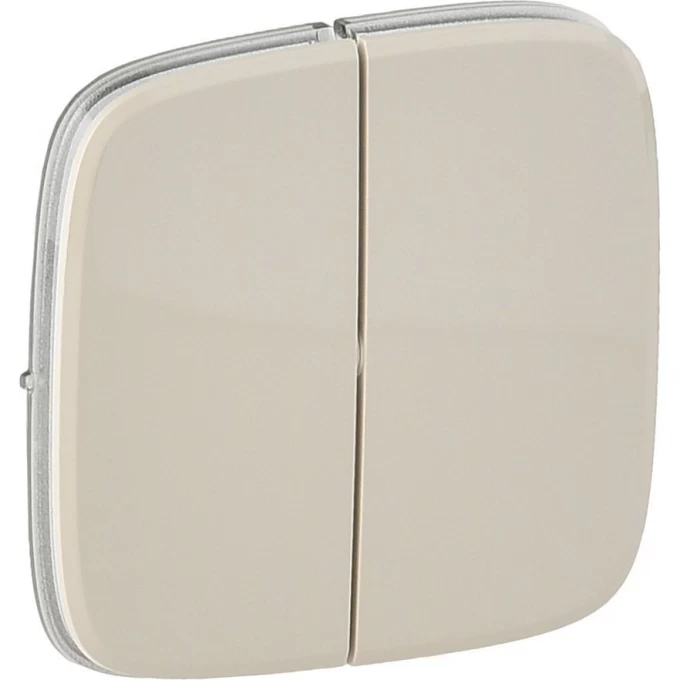 Лицевая панель LEGRAND Valena ALLURE для двухклавишного выключателя слоновая кость 755026 Лицевая панель LEGRAND Valena ALLURE для двухклавишного выключателя слоновая кость 755026