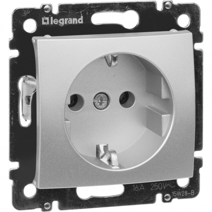 Силовая розетка LEGRAND Valena 2К+3 на винтах 10/16 А 230/250 В алюминий 770120 Силовая розетка LEGRAND Valena 2К+3 на винтах 10/16 А 230/250 В алюминий 770120