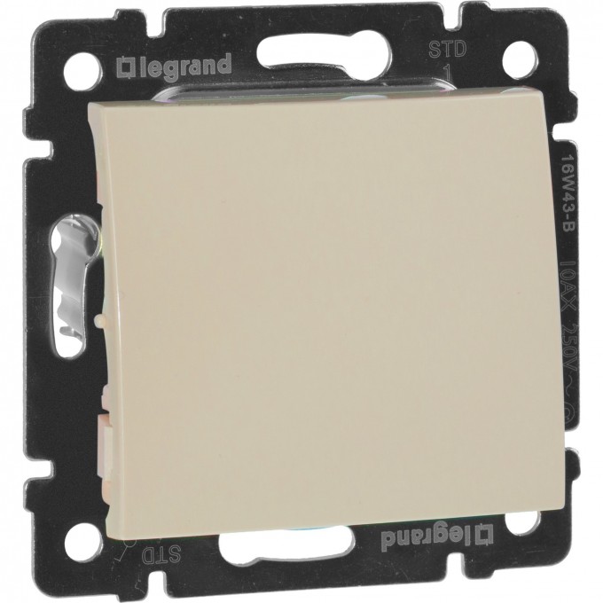 Выключатель LEGRAND Valena одноклавишный 10 A 250 В слоновая кость 774301 Выключатель LEGRAND Valena одноклавишный 10 A 250 В слоновая кость 774301