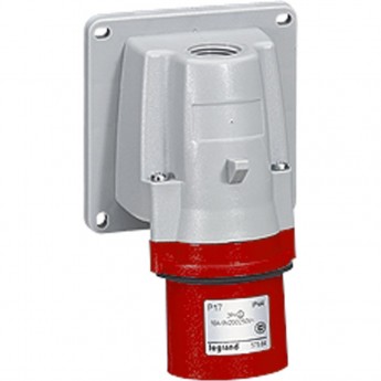 Накладная вилка LEGRAND P17 Tempra Pro IP 44 380/415 В 32 A 3К+З Накладная вилка LEGRAND P17 Tempra Pro IP 44 380/415 В 32 A 3К+З