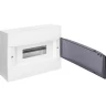 Пластиковый щиток LEGRAND PRACTIBOX S навесной 1X12 дымчатая дверь 135611