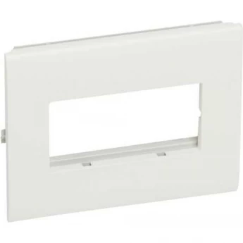 Суппорт LEGRAND Mosaic - 4 модуля - для кабель-каналов Metra 160x50, белый