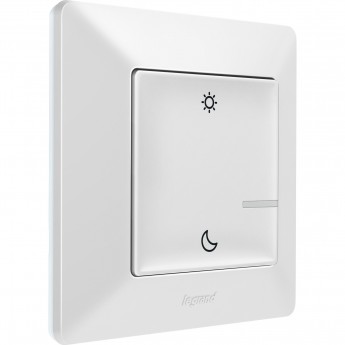Умный беспроводной сценарный выключатель LEGRAND Valena Life with NETATMO "День/Ночь", белый