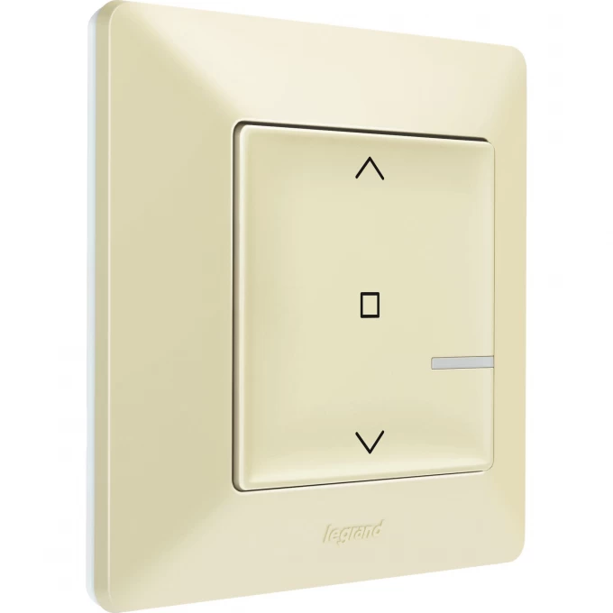 Умный беспроводной выключатель рольставней LEGRAND Valena Life with NETATMO, слоновая кость 752291 Умный беспроводной выключатель рольставней LEGRAND Valena Life with NETATMO, слоновая кость 752291