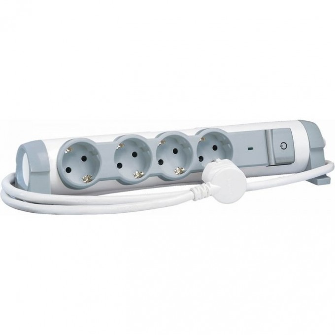 Многорозеточный блок LEGRAND 'Комфорт' 5 x 2К+З с кабелем длиной 1,5 м белый 694631 Многорозеточный блок LEGRAND 'Комфорт' 5 x 2К+З с кабелем длиной 1,5 м белый 694631