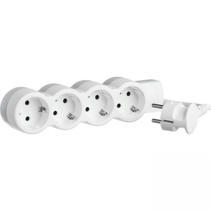 Многорозеточный блок LEGRAND 'Стандарт' 5 x 2К+З с кабелем длиной 3 м белый 695012 Многорозеточный блок LEGRAND 'Стандарт' 5 x 2К+З с кабелем длиной 3 м белый 695012