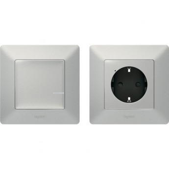 Пакет для управления бытовыми электроприборами LEGRAND Valena Allure with NETATMO, алюминий