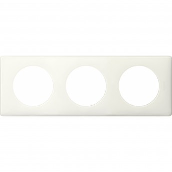Рамка LEGRAND Celiane 3 поста Белый глянец Рамка LEGRAND Celiane 3 поста Белый глянец