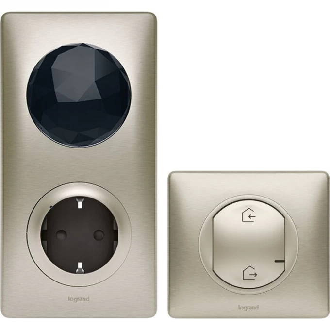 Стартовый пакет LEGRAND Celiane with NETATMO с головным выключателем, титан 64827 Стартовый пакет LEGRAND Celiane with NETATMO с головным выключателем, титан 64827