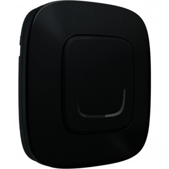 Умный беспроводной выключатель LEGRAND Valena Allure with NETATMO 1-клавишный, антрацит