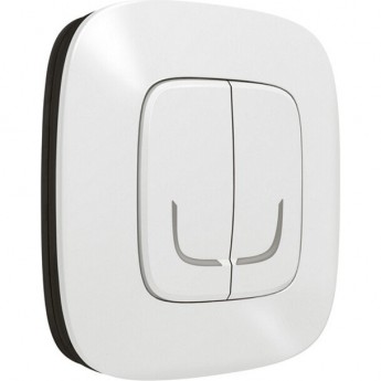 Умный беспроводной выключатель LEGRAND Valena Allure with NETATMO 2-клавишный, белый